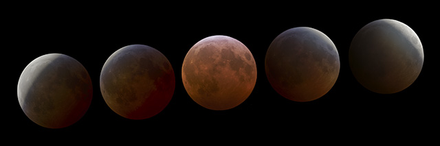 HDR Lunar Eclipse Time Lapse Not So Bad Astrophotography