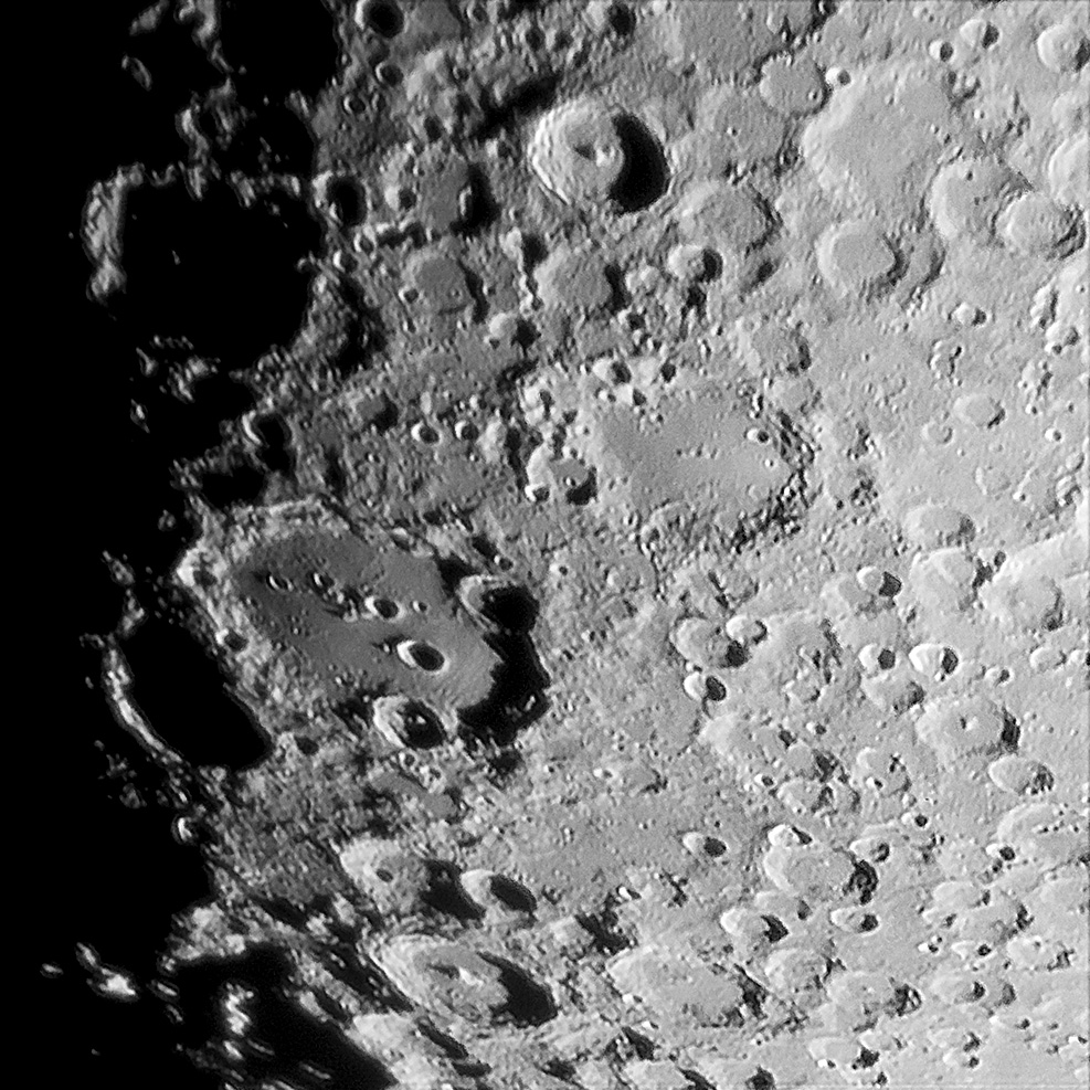 Clavius Tycho Moretus region of the Moon