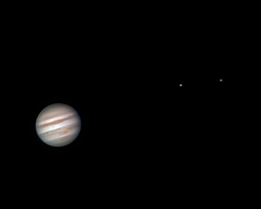 Jupiter imaged with a Raspberry Pi Camera