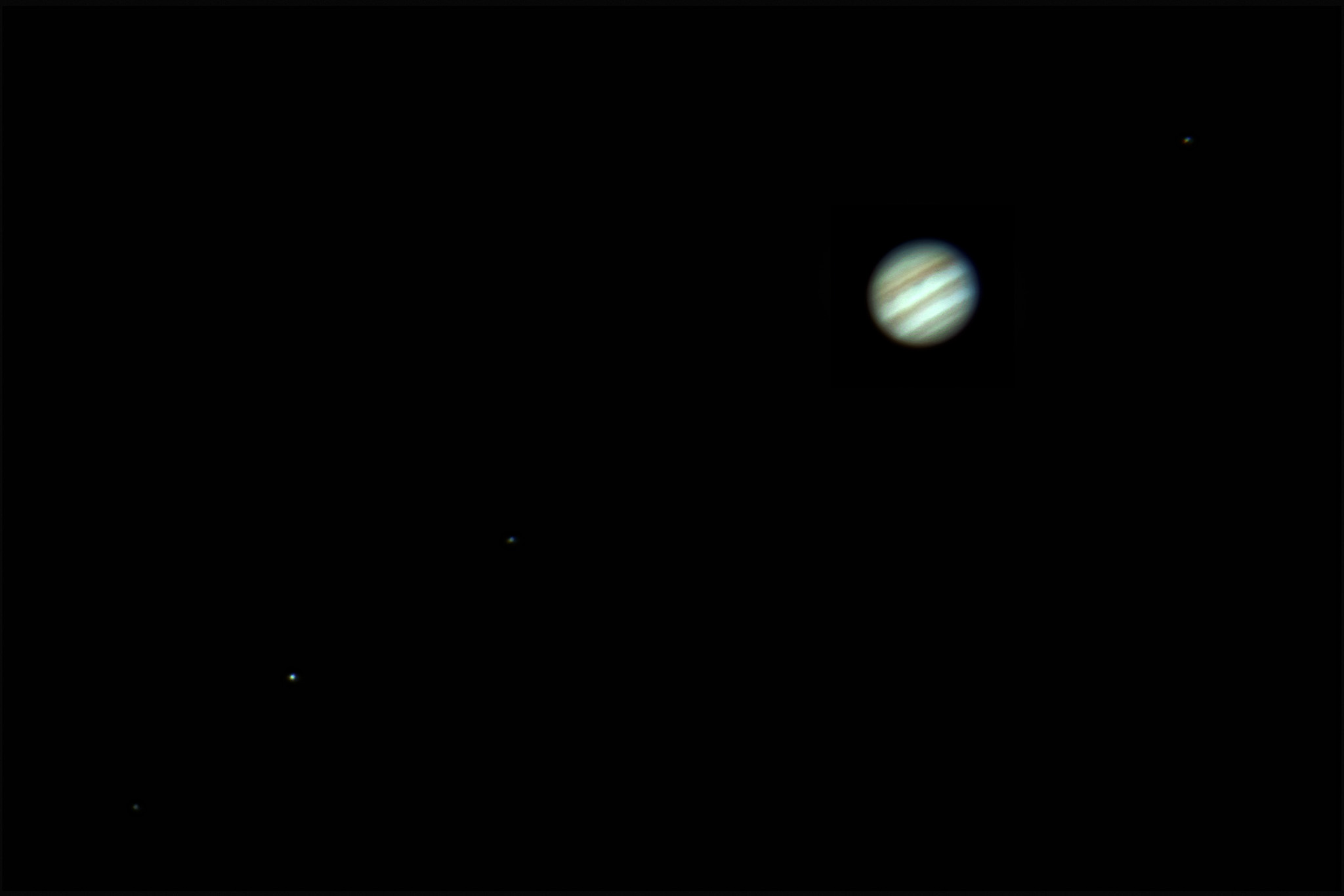 Jupiter with Galilean Moons