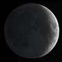 April Fools' eve Moon with earthshine