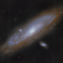 Austin City Lights Andromeda Galaxy