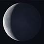 25 Moon Waning Crescent with Earthshine