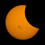 Jet gets a close view of Solar Eclipse